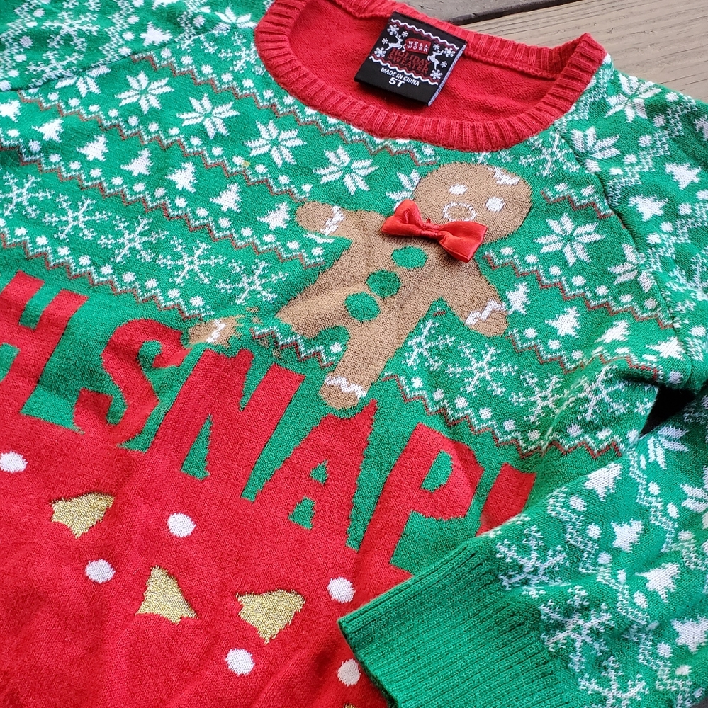 'OH SNAP' Christmas sweater